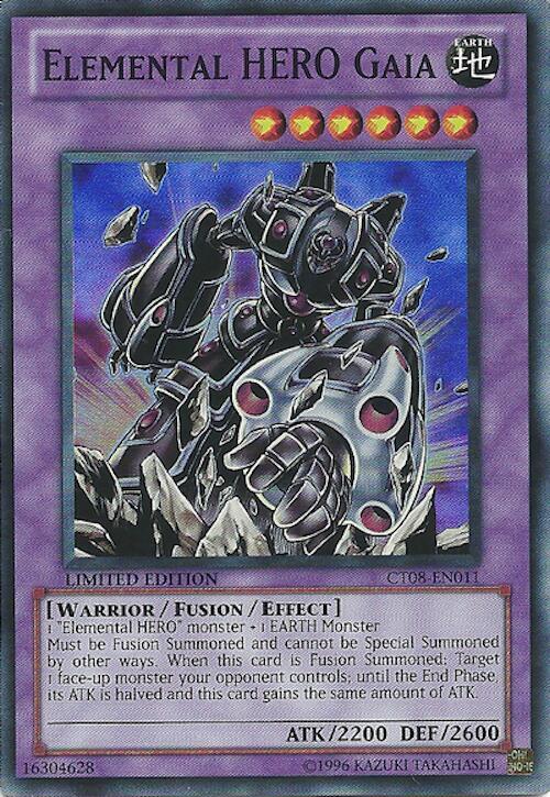 Elemental HERO Gaia (CT08-EN011) [Super Rare] - Yu-Gi-Oh!