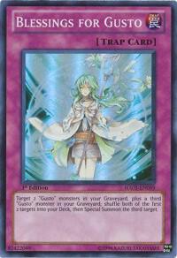 Blessings for Gusto (HA05-EN059) [Super Rare] - Yu-Gi-Oh!