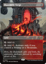 Blazemire Verge (Borderless) [Duskmourn: House of Horror] - Magic: The Gathering
