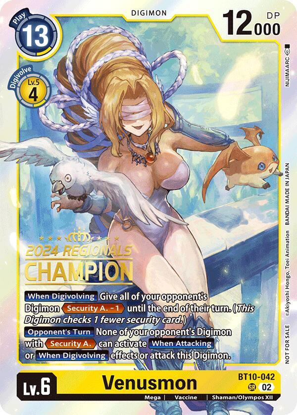 Venusmon (2024 Regionals Champion)