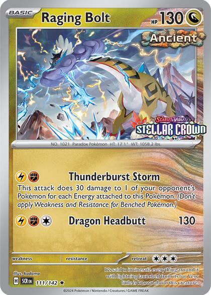 Raging Bolt - 111/142 (Cosmo Holo) (Best Buy)