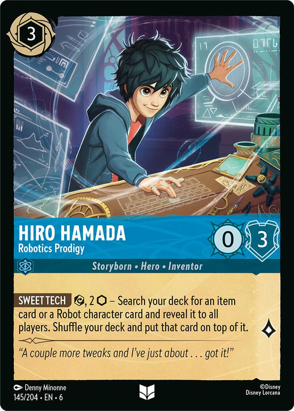 Hiro Hamada - Robotics Prodigy (145/204) [Azurite Sea] - Disney