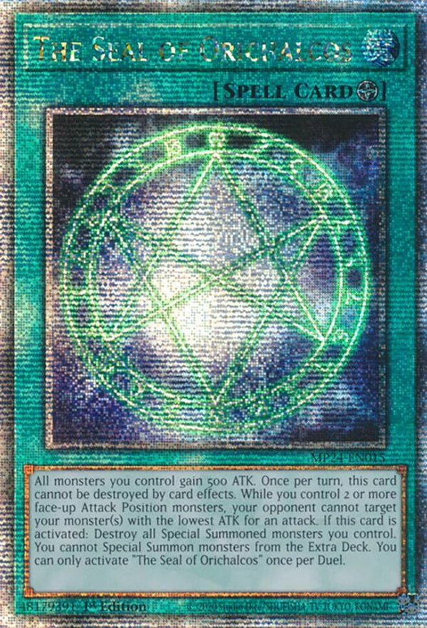 The Seal of Orichalcos (Quarter Century Secret Rare) (MP24-EN015) - Yu-Gi-Oh!