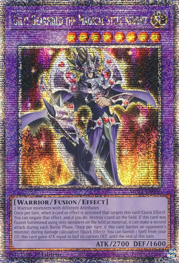 Gilti-Gearfried the Magical Steel Knight (Quarter Century Secret Rare) (MP24-EN016) - Yu-Gi-Oh!