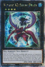 Number 32: Shark Drake (Quarter Century Secret Rare) (MP24-EN033) - Yu-Gi-Oh!