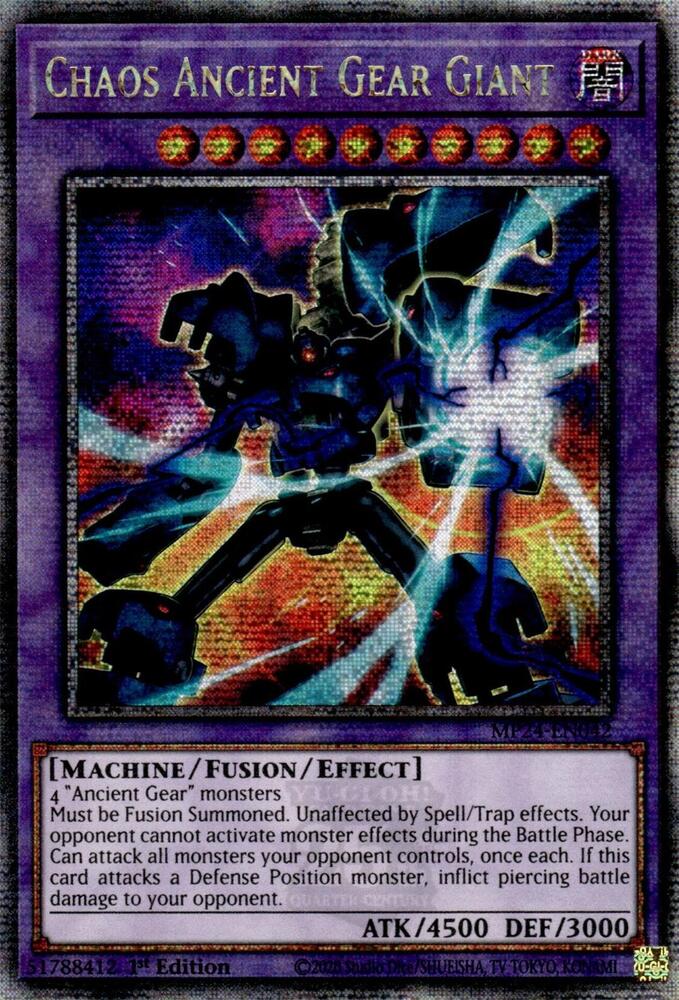 Chaos Ancient Gear Giant (Quarter Century Secret Rare)