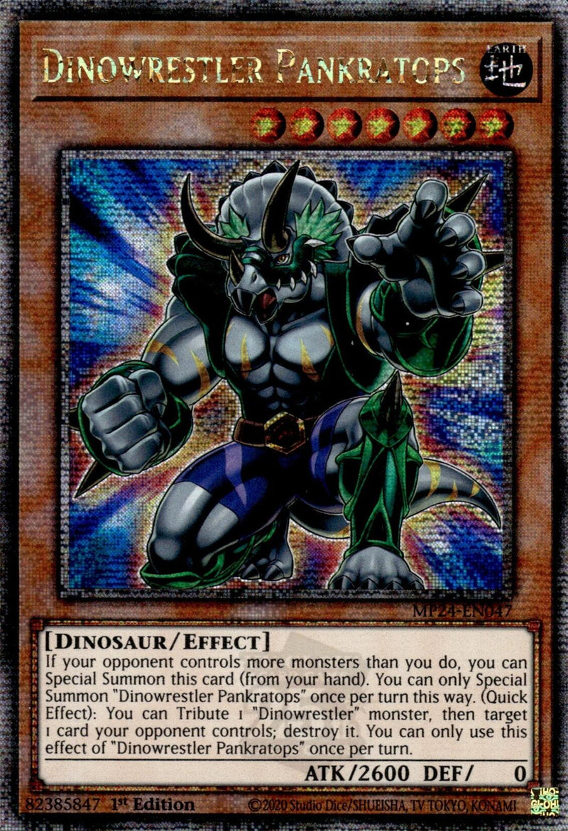 Dinowrestler Pankratops [MP24-EN047] Quarter Century Secret Rare