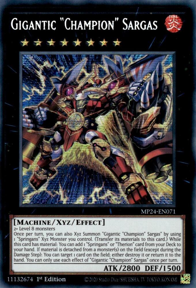 Gigantic "Champion" Sargas