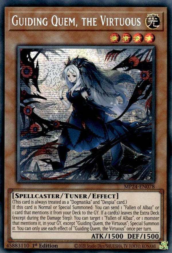Guiding Quem, the Virtuous (MP24-EN078) [Prismatic Secret Rare] - Yu-Gi-Oh!