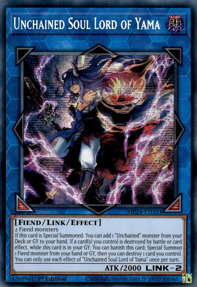 Unchained Soul Lord of Yama [MP24-EN101] Prismatic Secret Rare