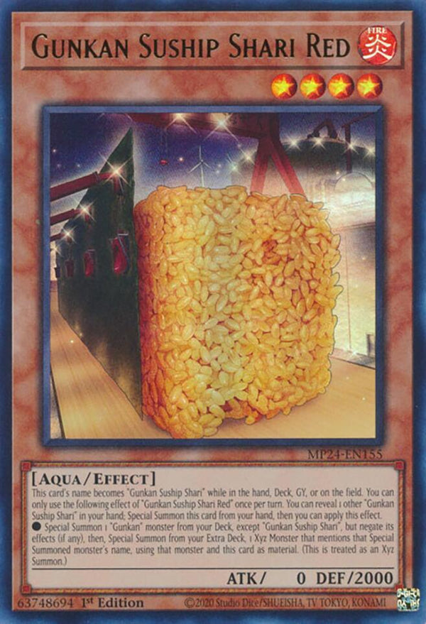 Gunkan Suship Shari Red (MP24-EN155) [Ultra Rare] - Yu-Gi-Oh!