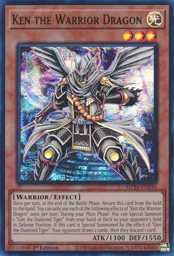 Ken the Warrior Dragon (MP24-EN246) [Ultra Rare] - Yu-Gi-Oh!