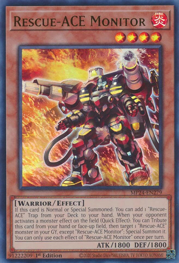 Rescue-ACE Monitor (MP24-EN279) [Ultra Rare] - Yu-Gi-Oh!