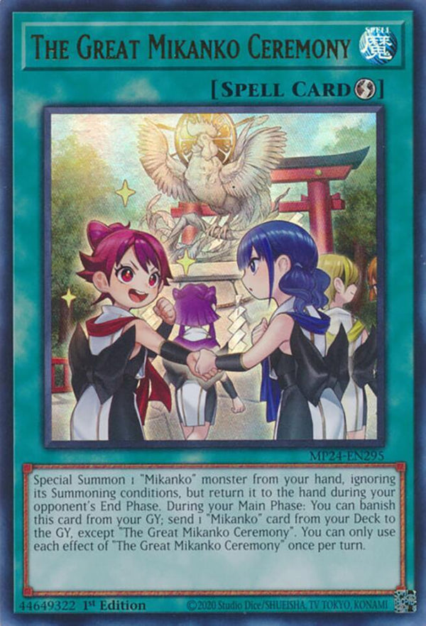 The Great Mikanko Ceremony (MP24-EN295) [Ultra Rare] - Yu-Gi-Oh!