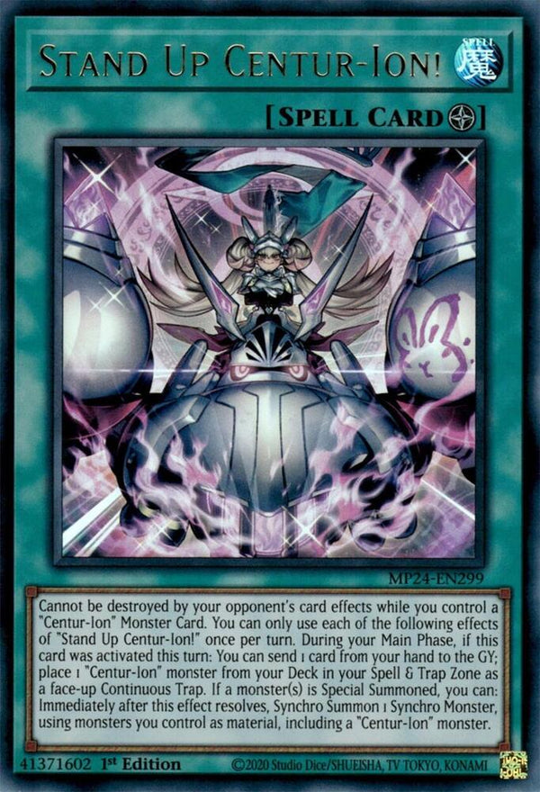 Stand Up Centur-Ion! (MP24-EN299) [Ultra Rare] - Yu-Gi-Oh!