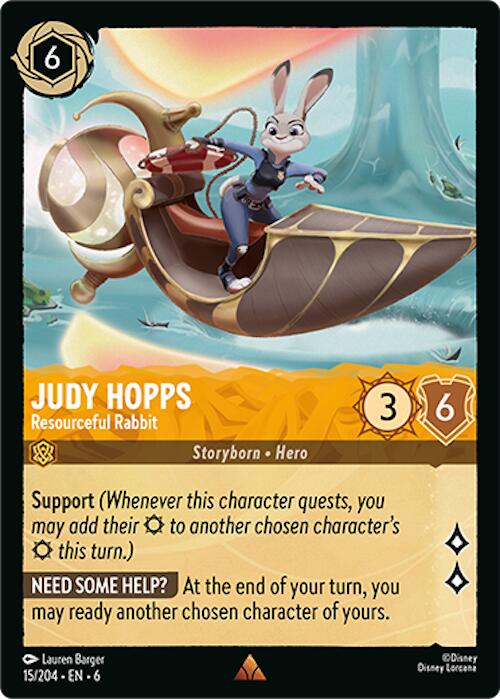 Judy Hopps - Resourceful Rabbit (15/204) [Azurite Sea] - Disney