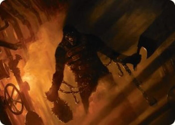 Boilerbilges Ripper Art Card [Duskmourn: House of Horror Art Series] - Magic: The Gathering