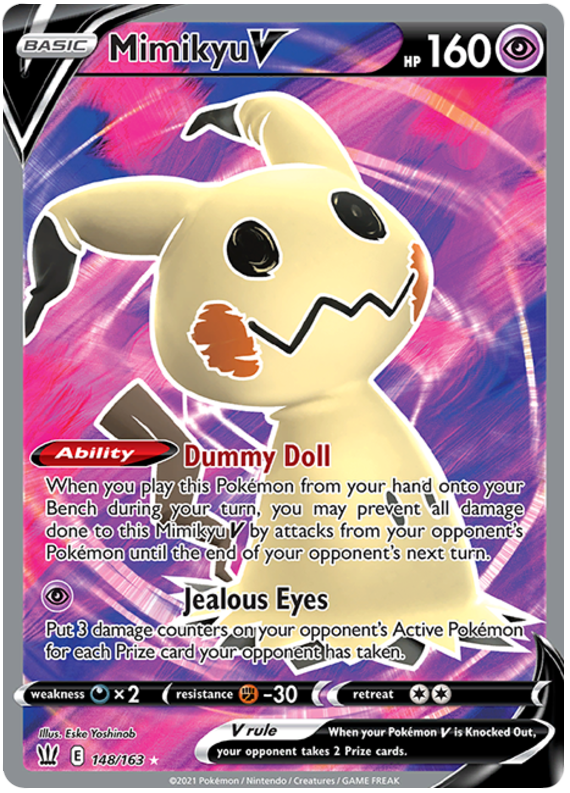 Mimikyu V (148/163) [Sword & Shield: Battle Styles] - Pokémon
