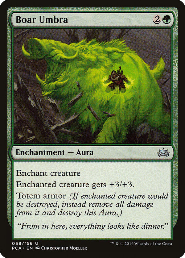 Boar Umbra [Planechase Anthology] - Magic: The Gathering