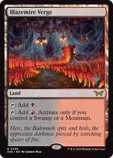 Blazemire Verge (Promo Pack) [Duskmourn: House of Horror Promos] - Magic: The Gathering
