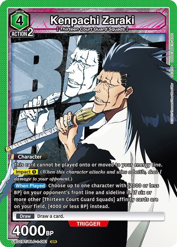 Kenpachi Zaraki (081) - BLEACH: Thousand-Year Blood War (UE01BT)