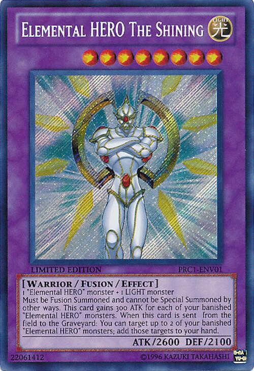 Elemental HERO The Shining (PRC1-ENV01) [Secret Rare] - Yu-Gi-Oh!