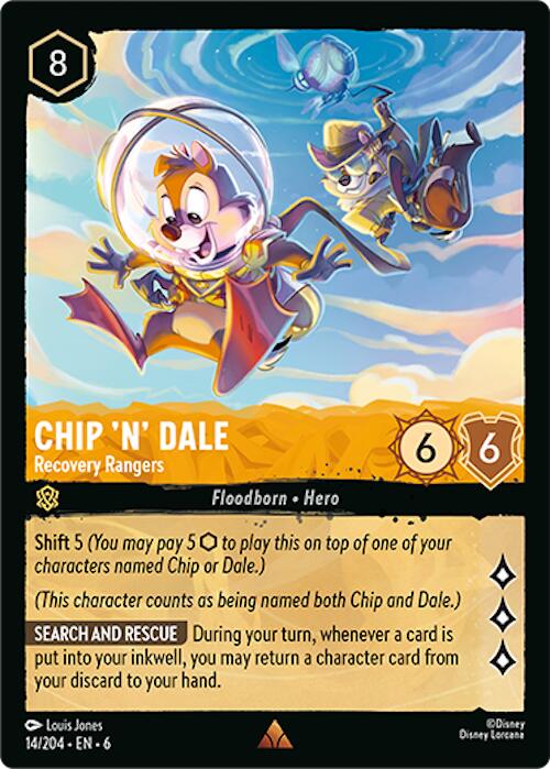 Chip 'n' Dale - Recovery Rangers (14/204) [Azurite Sea] - Disney