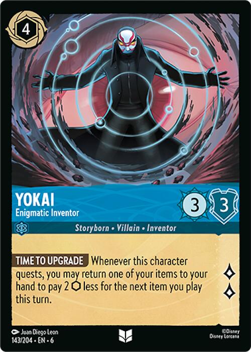 Yokai - Enigmatic Inventor (143/204) [Azurite Sea] - Disney