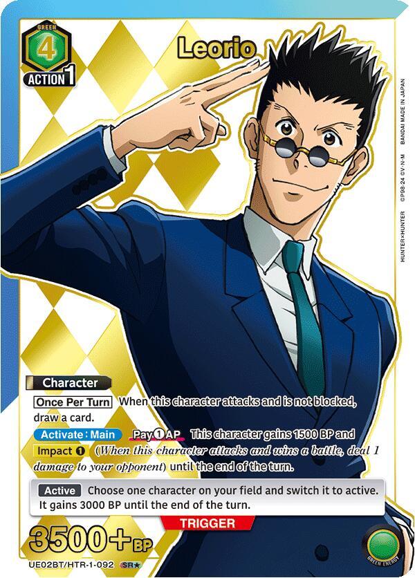 Leorio (092) (SR*) - Hunter x Hunter (UE02BT)