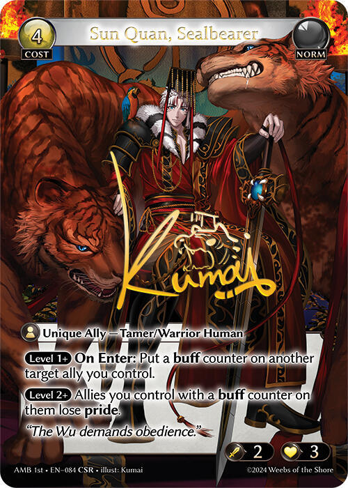 Sun Quan, Sealbearer (CSR)
