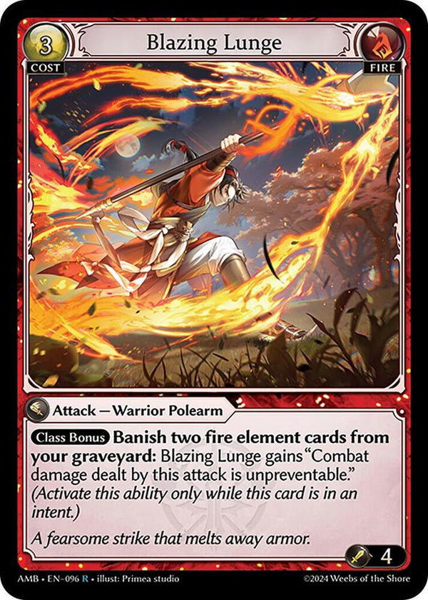 Blazing Lunge - Grand Archive TCG