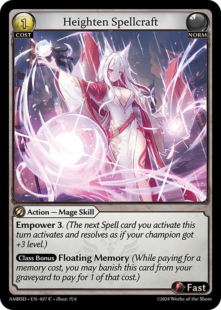 Heighten Spellcraft