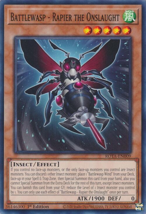 Battlewasp - Rapier the Onslaught (ROTA-EN009) [Common] - Yu-Gi-Oh!