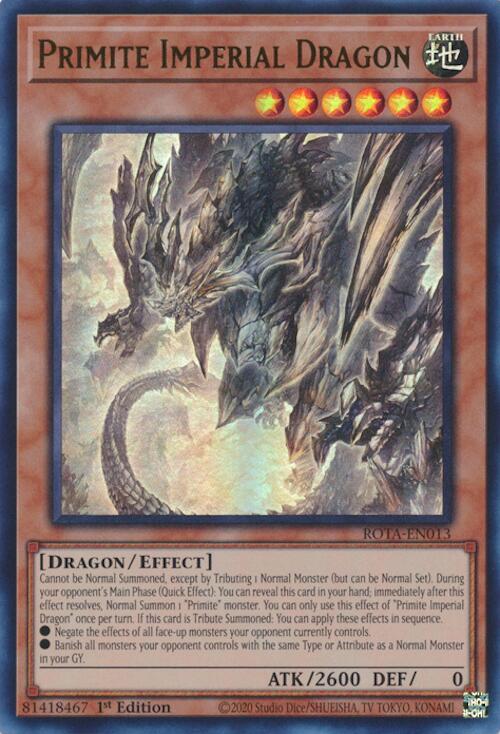 Primite Imperial Dragon [ROTA-EN013] Ultra Rare - Yu-Gi-Oh!