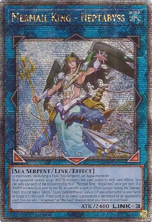 Mermail King - Neptabyss (Quarter Century Secret Rare) [ROTA-EN046] Quarter Century Secret Rare - Yu-Gi-Oh!