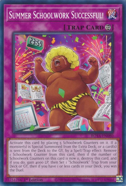 Summer Schoolwork Successful! (ROTA-EN080) [Common] - Yu-Gi-Oh!