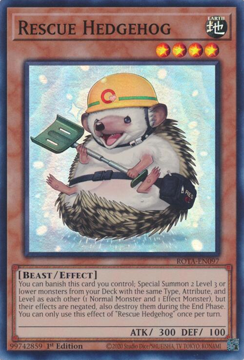 Rescue Hedgehog [ROTA-EN097] Super Rare - Yu-Gi-Oh!