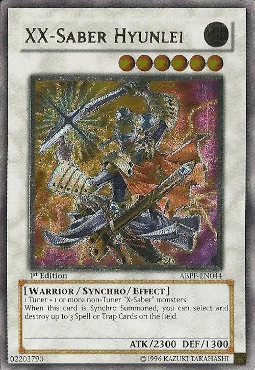 XX-Saber Hyunlei (UTR) (ABPF-EN044) [Ultimate Rare] - Yu-Gi-Oh!