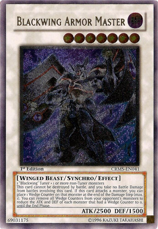 Blackwing Armor Master (UTR) (CRMS-EN041) [Ultimate Rare] - Yu-Gi-Oh!