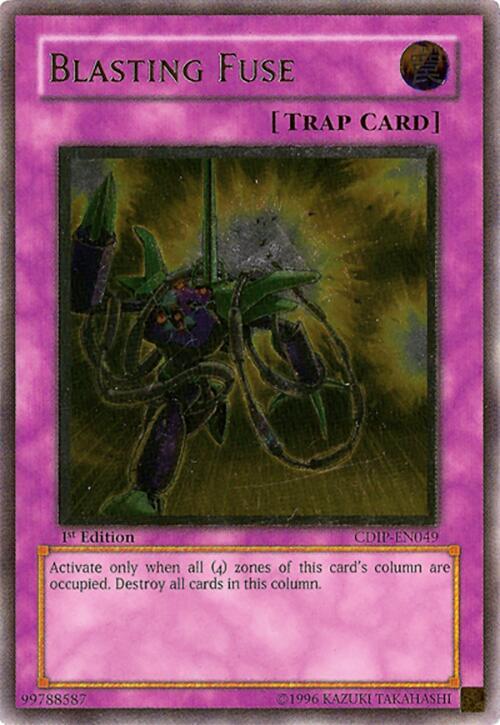 Blasting Fuse (UTR) (CDIP-EN049) [Ultimate Rare] - Yu-Gi-Oh!