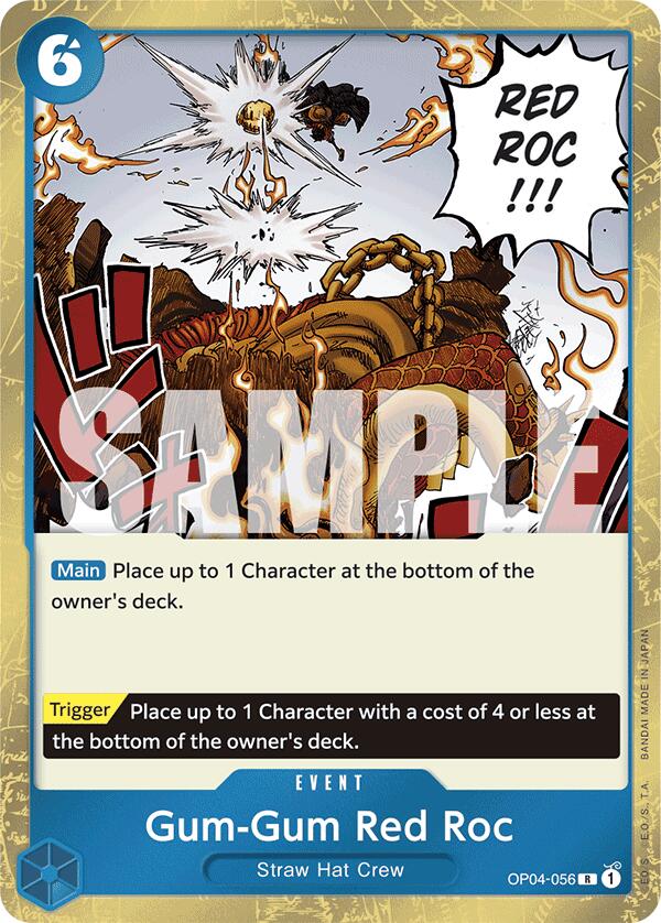 Gum-Gum Red Roc (Jolly Roger Foil) [Premium Booster -The Best-] - Bandai