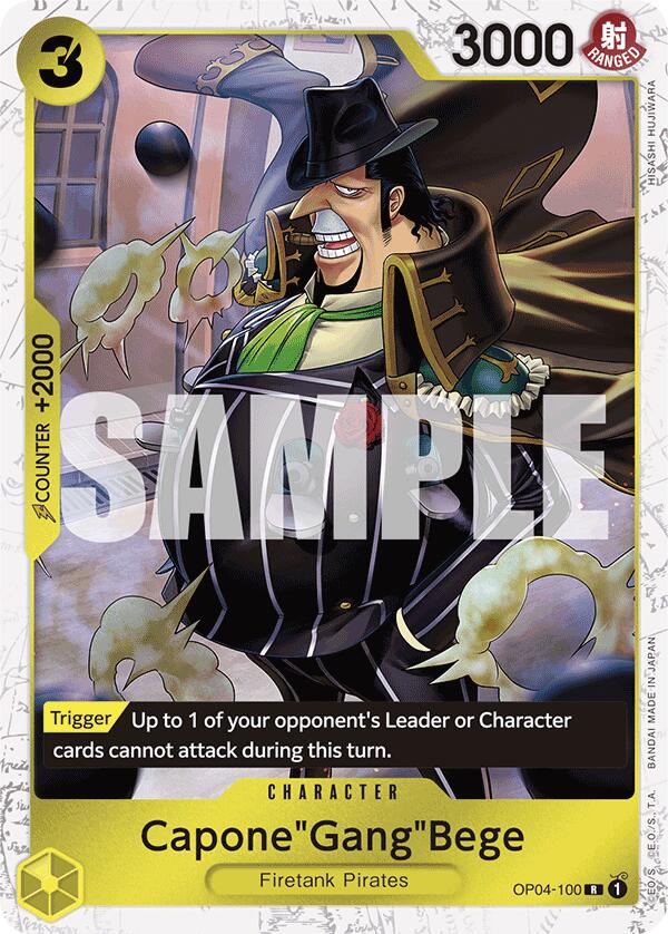 Capone"Gang"Bege (OP04-100) (Jolly Roger Foil) [Premium Booster -The Best-] - Bandai