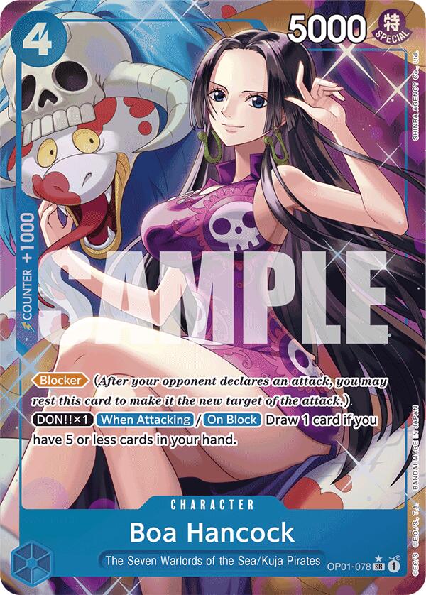 Boa Hancock (OP01-078) (Alternate Art) [Premium Booster -The Best-] - Bandai