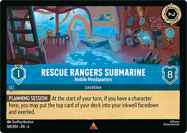 Rescue Rangers Submarine - Mobile Headquarters (169/204) [Azurite Sea] - Disney