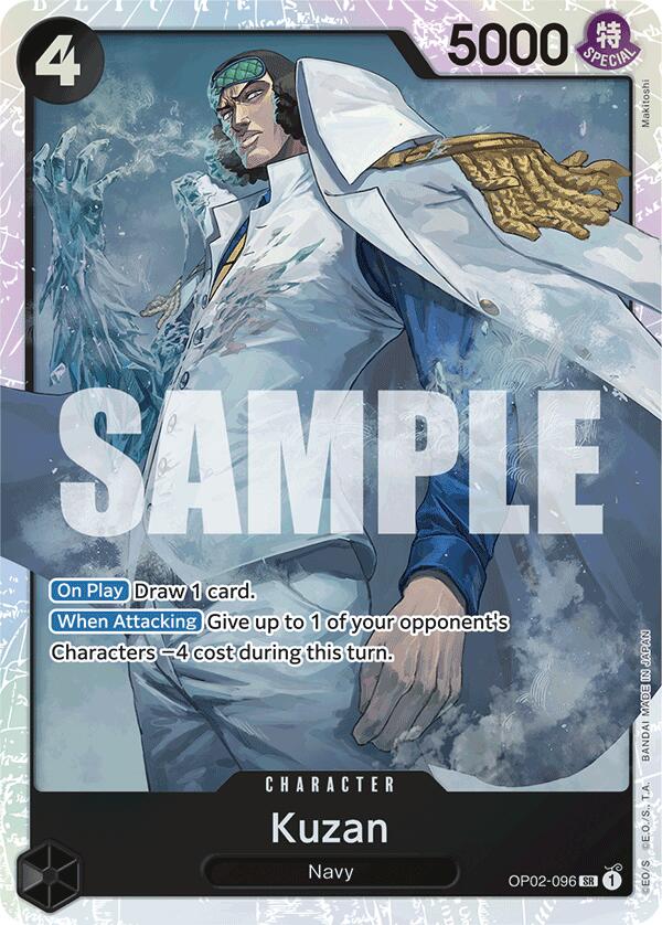 Kuzan (OP02-096) (Reprint) [Premium Booster -The Best-] - Bandai