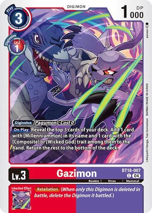 Gazimon [BT18-007] [Release Special Booster Ver.2.0]