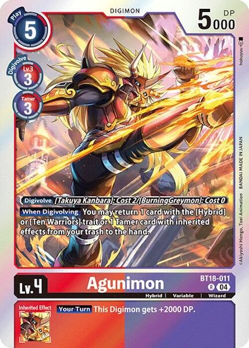 Agunimon [BT18-011] [Release Special Booster Ver.2.0]