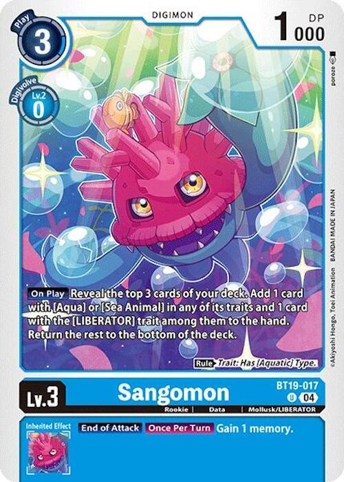 Sangomon [BT19-017] [Release Special Booster Ver.2.0]