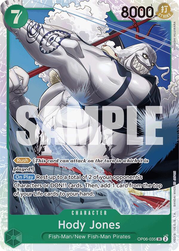 Hody Jones (Alternate Art)(Jolly Roger Foil) [Premium Booster -The Best-] - Bandai