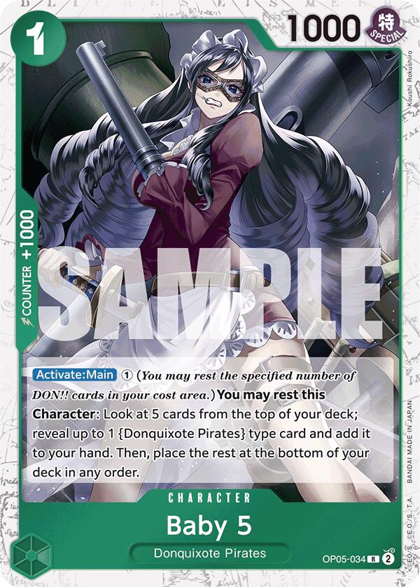 Baby 5 (OP05-034) (Jolly Roger Foil) [Premium Booster -The Best-] - Bandai